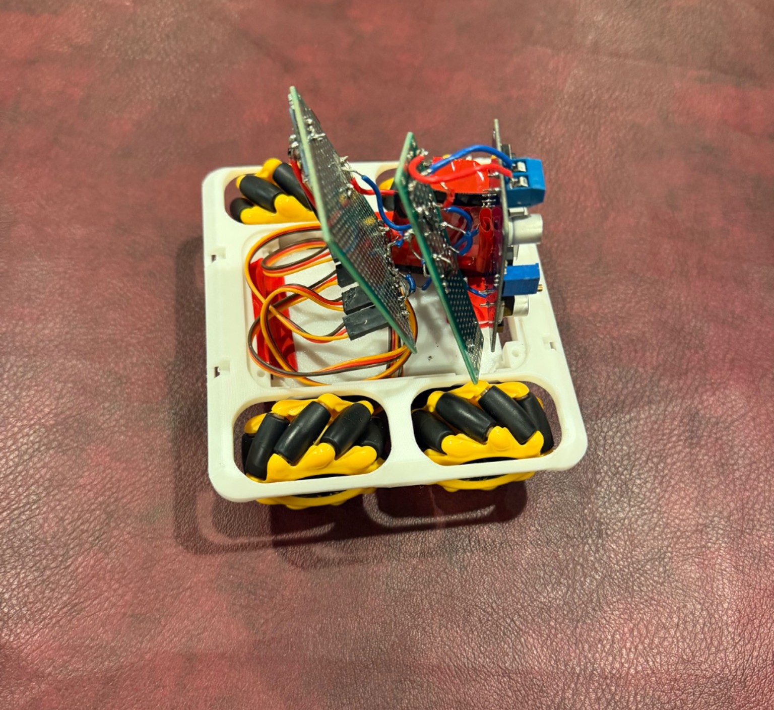 Mecanum robot chassis and electronics
