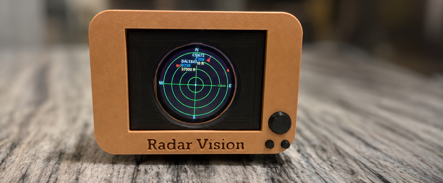 Radar Vision desktop aircraft radar display
